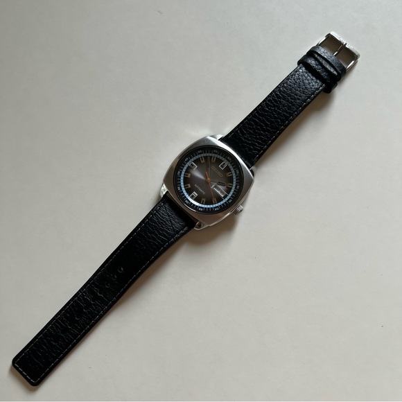 SEIKO AUTOMATIC 21 JEWEL DAY/DATE STAINLESS STEEL 45MM WATCH 7S26-04BO - Picture 3 of 12